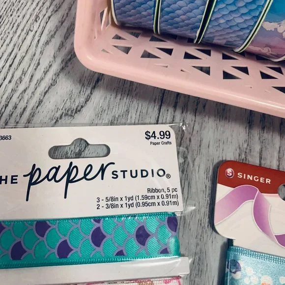 Ribbon Lot Mermaid Cute Lace Shine Satin And More Crafts DIY #6 - Picture 6 of 8